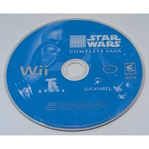 Lego Star‎ Wars: Complete Saga (Nintendo Wii, 2007) Disc Only